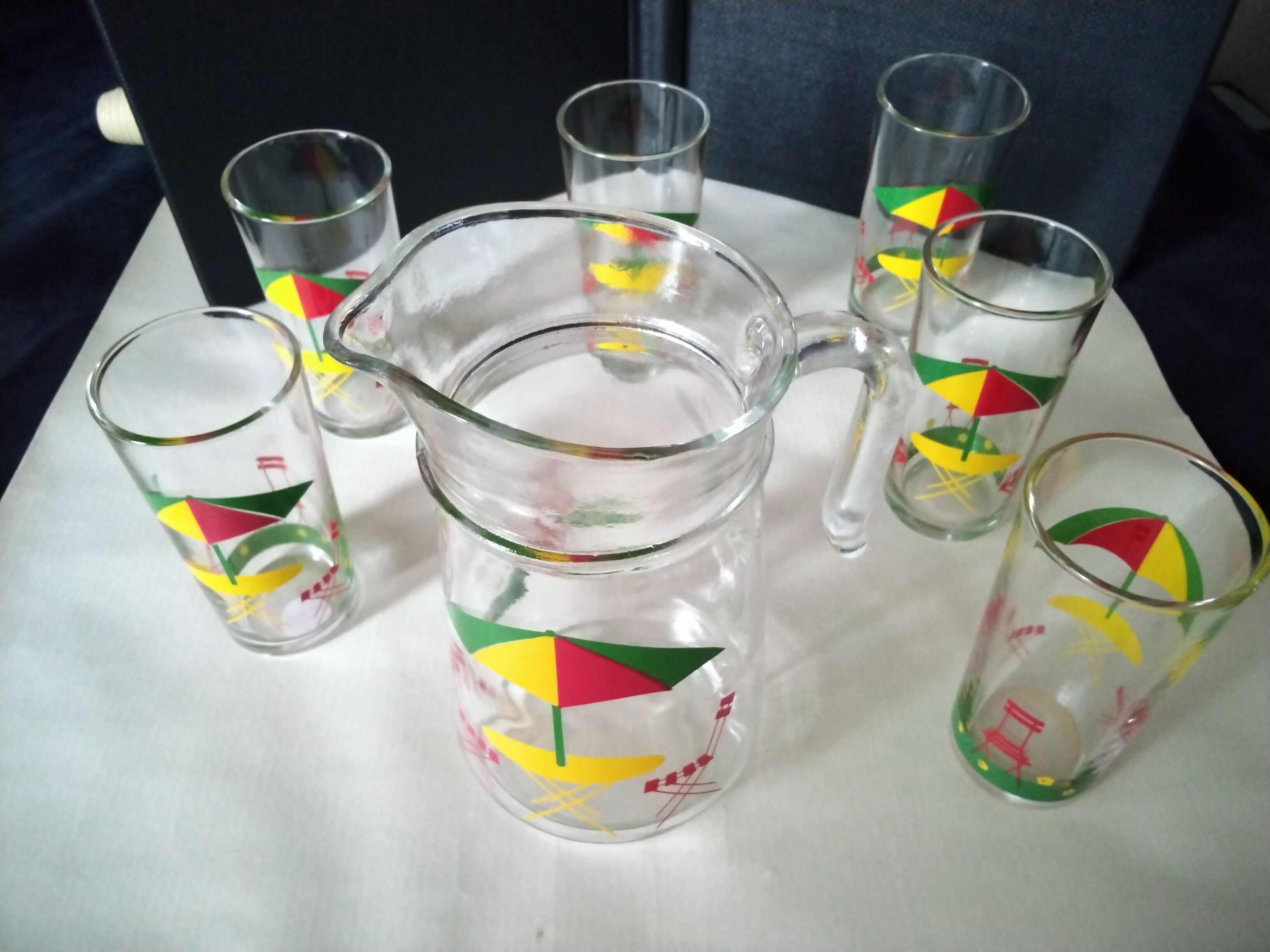 Orange service Screen-printed décor