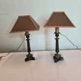 Lampes de table de style empire en bronze