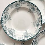 6 deep ironware plates Suzanne, Saint Amand and Hamage