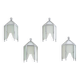 Set of 4 Jean Perzel wall lights in cut glass from Saint Gobain circa 1930