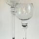 Duo of xl tealight holders in vintage crystal