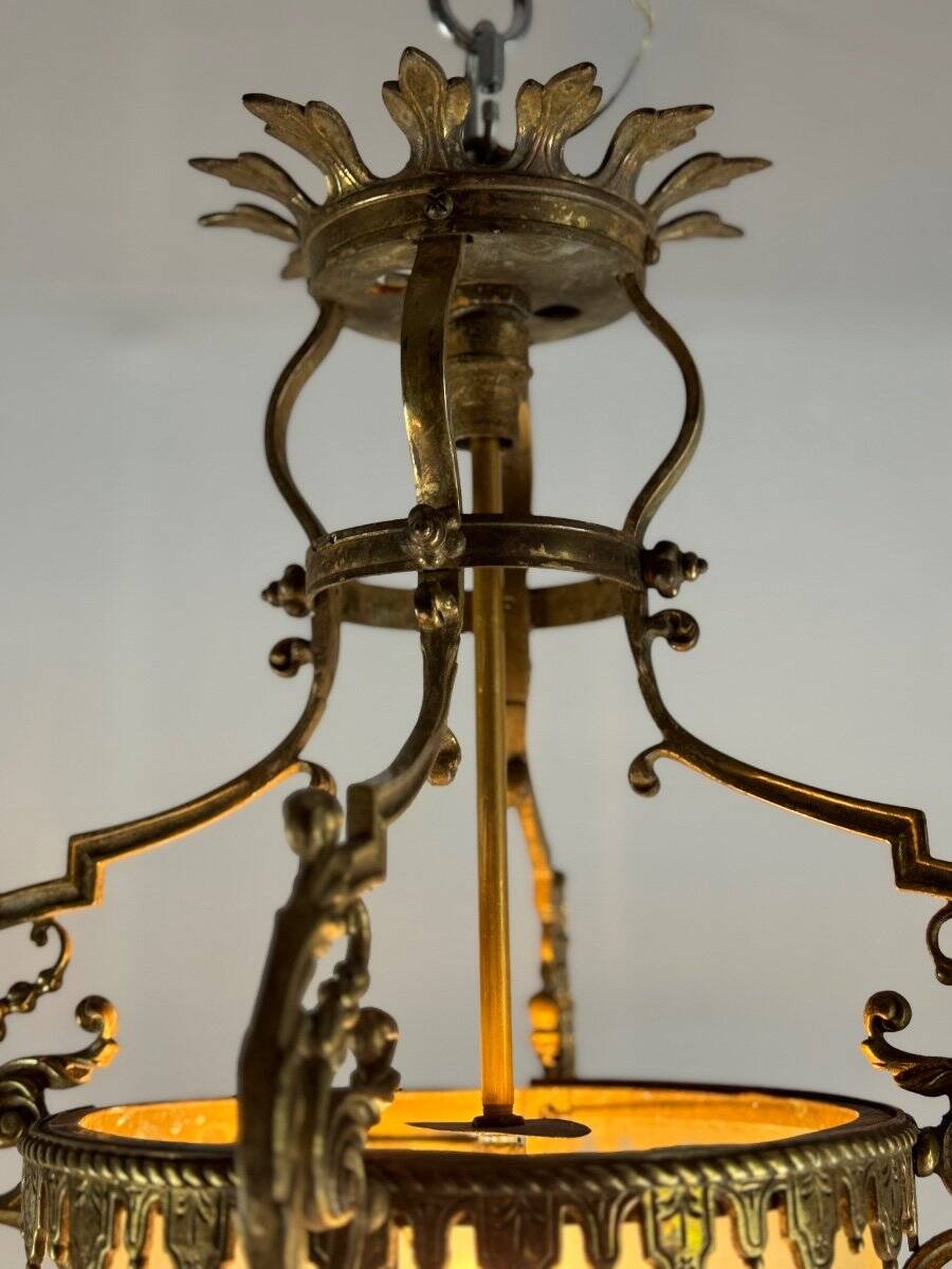 Bronze lantern in Napoléon III style circa 1900