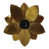 Applique fleur laiton