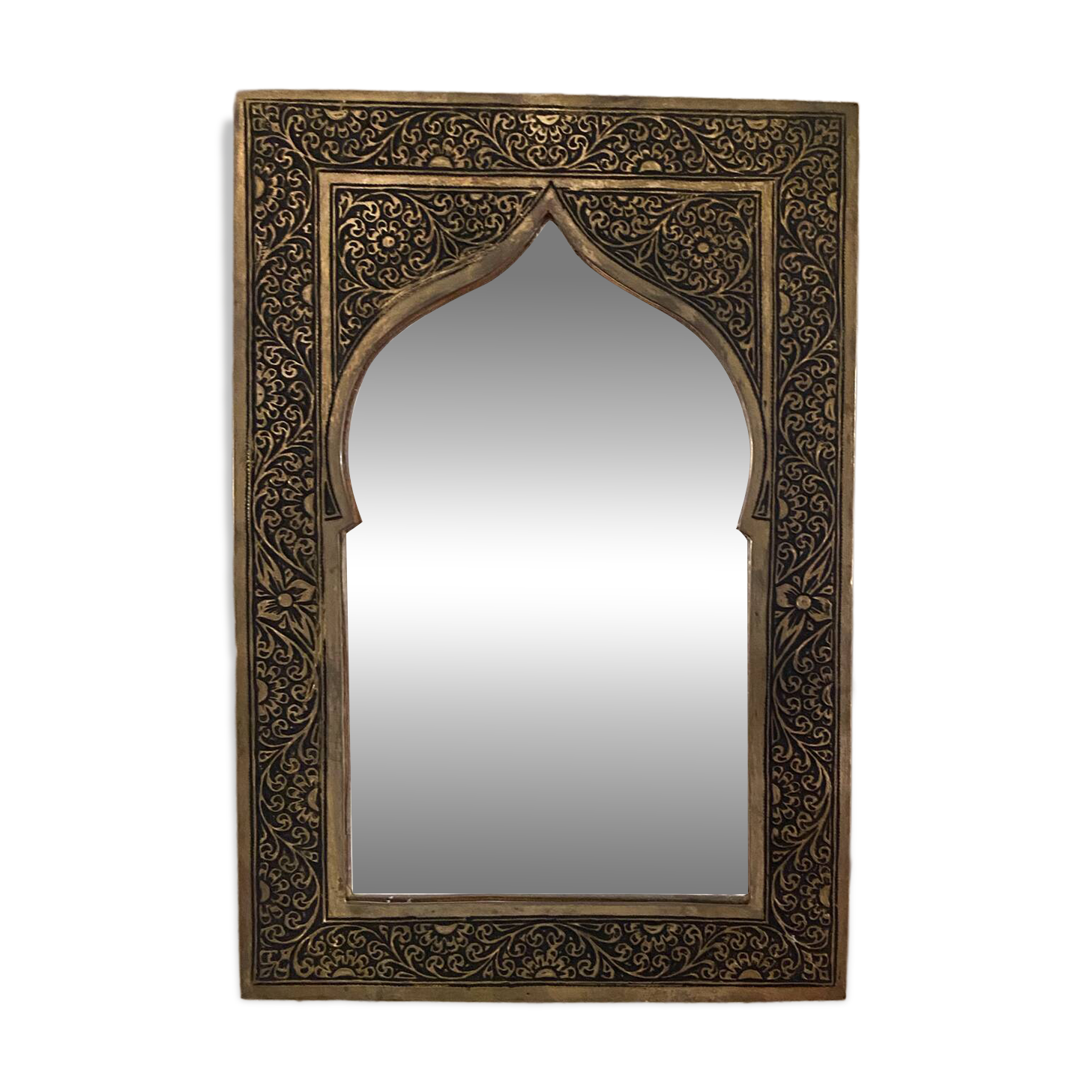 Miroir mural marocain annees 80.