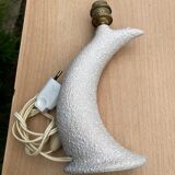 Wave or comma ceramic lamp from the 1950s/1960s