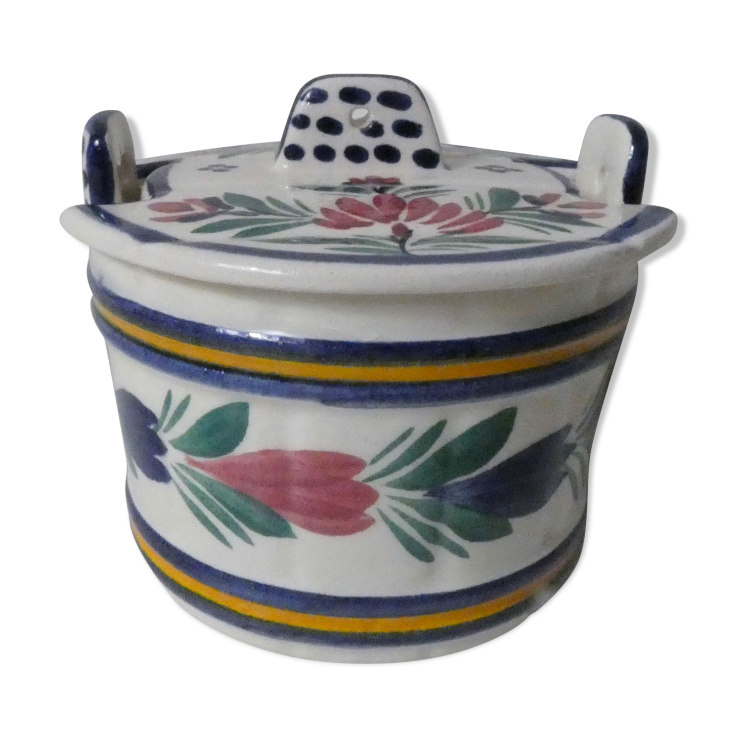 Henriot Quimper butter maker