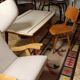 Table basse extensible, années 70