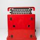 Typewriter Olivetti Valentine 1970