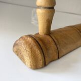 old Bamboo style wall coat rack