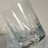 Five timpani glasses with vintage crystal stars