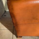 Fauteuil club en cuir