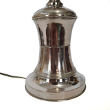 Three vintage bedside lamps in silver