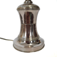 Three vintage bedside lamps in silver