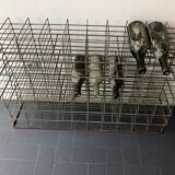 Old metal bottle holders