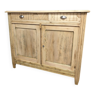 Parisian sideboard in raw wood