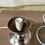 Lampe art déco aux hortensias