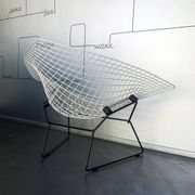 Big Diamond armchair, Harry Bertoia for Knoll International, 1950s-60s, restored
