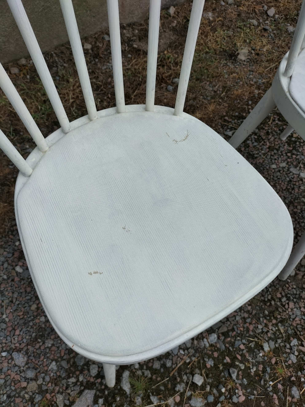 Pair of Baumann bistro chairs