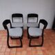 Set de 4 chaises traineau 1970
