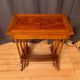 Tables édouardiennes du 20e siècle, années 1890, ensemble de 3