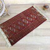 Vintage pure wool rug – 118 x 57cm