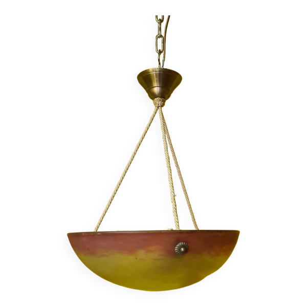 Suspension en pate de verre des années 1910 1920 — Beyit