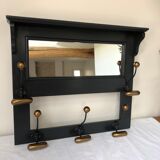 Vintage coat rack with mirror