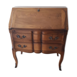 Secretary speed bump Louis XV walnut style