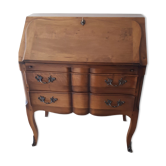 Secretary speed bump Louis XV walnut style