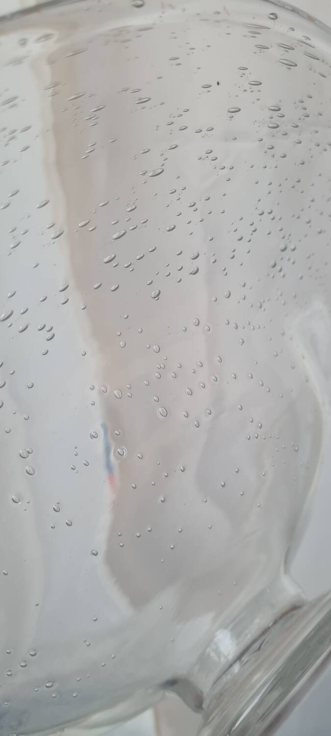 Large Biot glass bowl