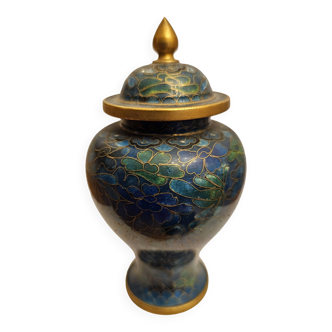 Vase in Cloisonné Enamels - Bronze