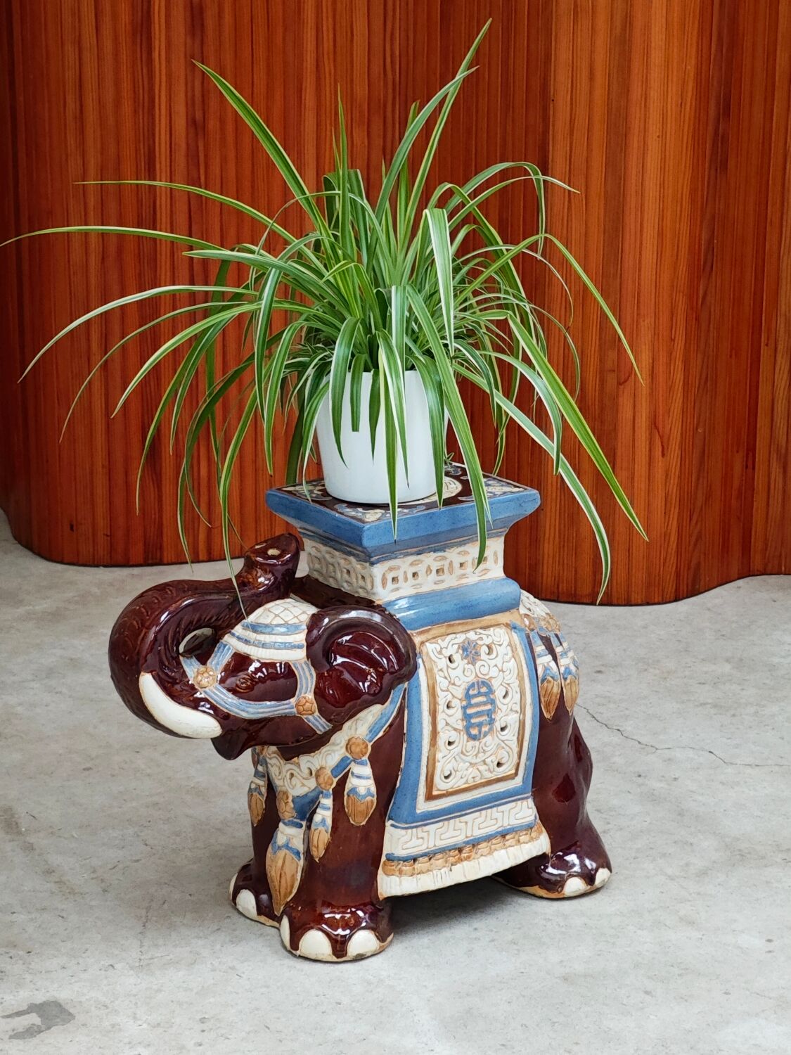 Elephant plant holder 1980