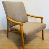 Fully restored Mid Century Armchair by Jiri Jiroutek from Czechoslovakia