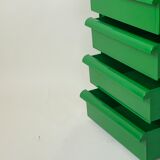 1970s plastic stacking chest of drawers by Interstore