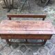 Vintage school desk