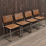 Set of 4 B32 or Cesca by Marcel Breuer
