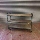 3-level metal workshop trolley