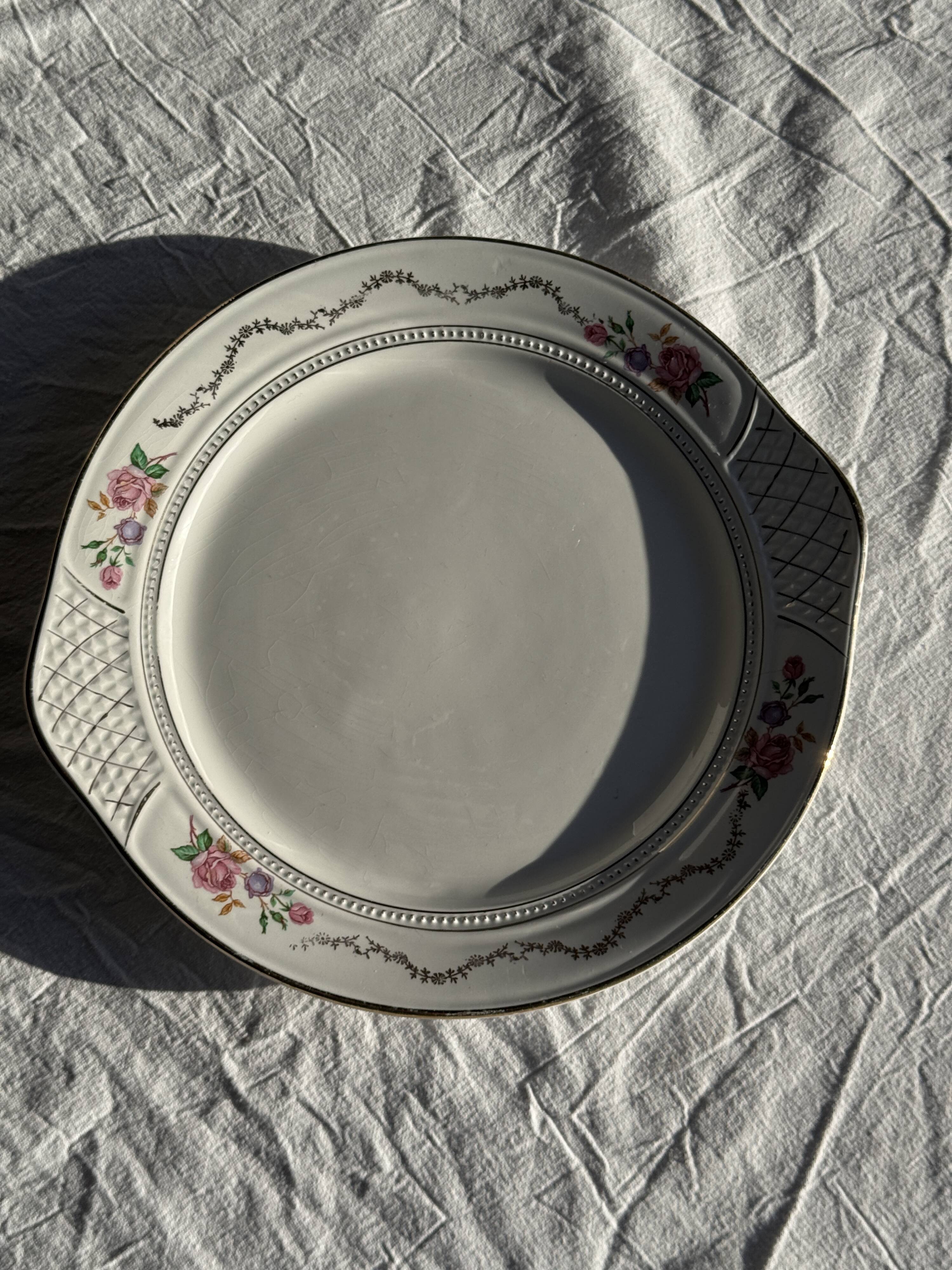 L'Amandinoise rose gold tart dish D30