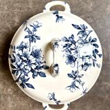 Soupière Lunéville en terre de fer bleue, service "Azaléa"