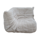 Cream velvet Togo angle