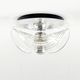 Large Mid-Century Modern Wave Flush Mount by Koch & Lowy for Peill & Putzler, Germany, 1960s/1970s