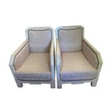 Paire de fauteuils art déco