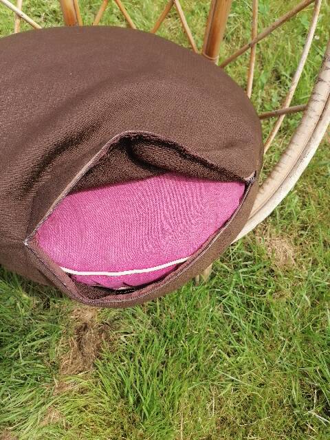 3-piece rattan wicker garden furniture set 1960 70