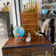 Old vintage cabin trunk