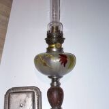 Lampe a huile ancienne peinte à la main