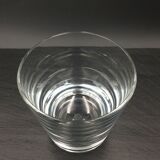 Crystal vase signed Baccarat France deco design vintage