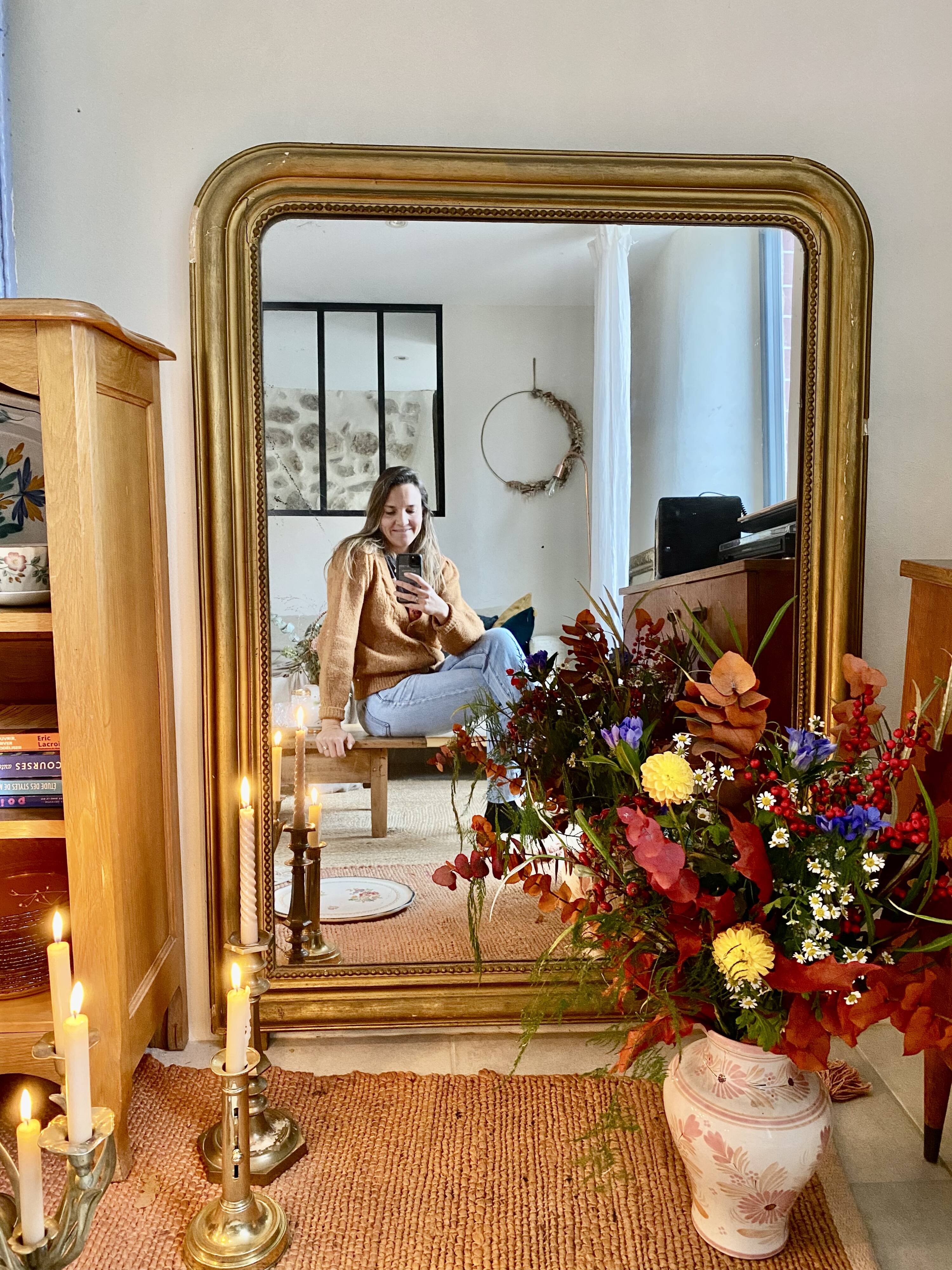 Louis Philippe mirror 130x98cm