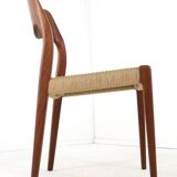 Lot de 4 chaises Niels O Möller modèle 71
