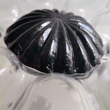 Mid Century modernist frosted glass flush mount ceiling or wall light fixture lamp, 1960s
