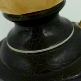 Louis Drimmer ceramic imitation vintage wood lamp